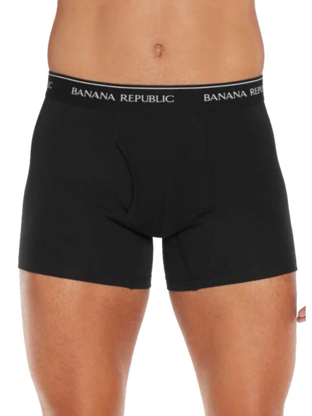 NWT Banana Republic Men's L Black Boxer Briefs 4-Pack Comfort Waistband Stretch